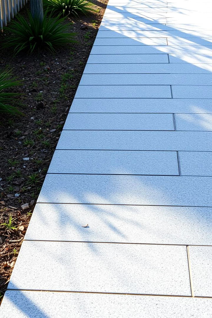 Modern Minimalist Granite Path - 22 Granite Walkway Ideas