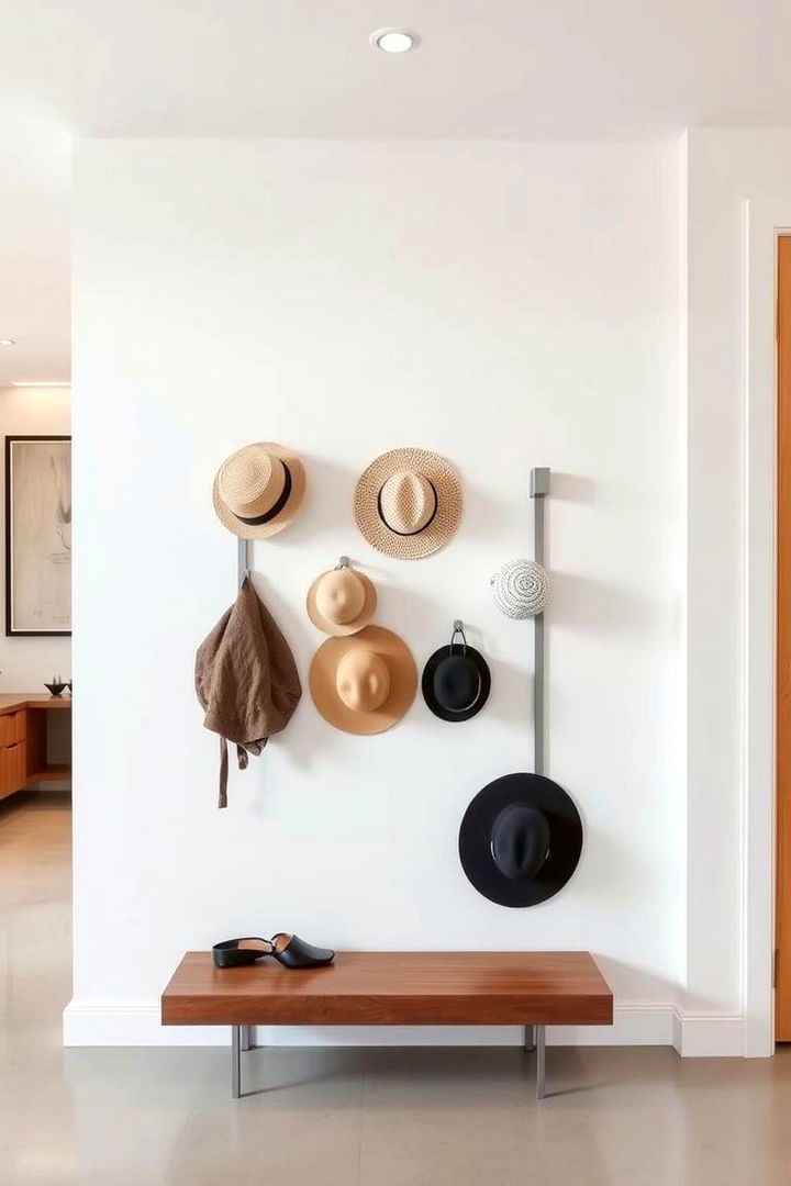Modern Minimalist Hat Rack - 22 Hat Rack Ideas