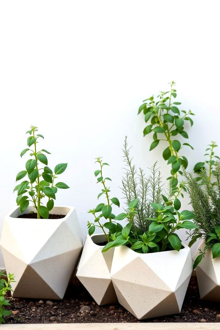 Modern Minimalist Herb Garden - 22 Herb Garden Ideas