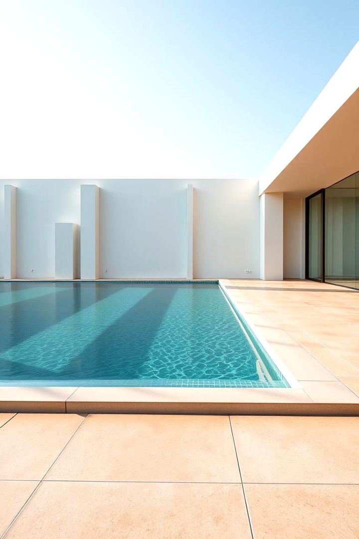Modern Minimalist Lagoon Pool - 22 Lagoon Pool Ideas