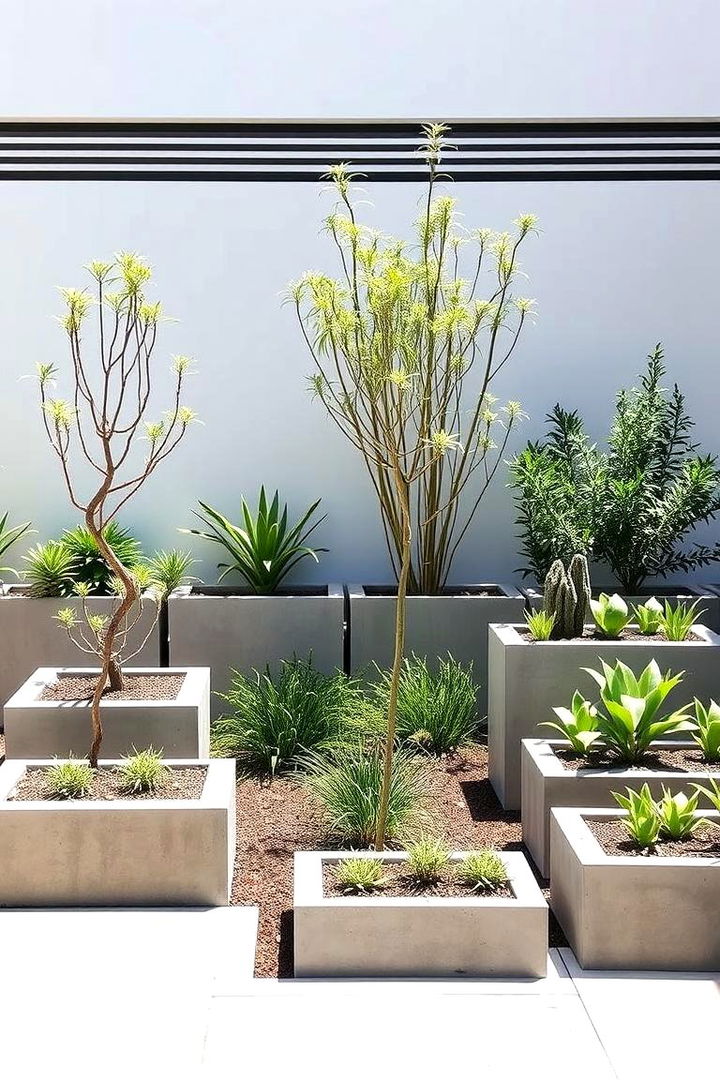 Modern Minimalist Layout - 22 Modern Small Garden Ideas