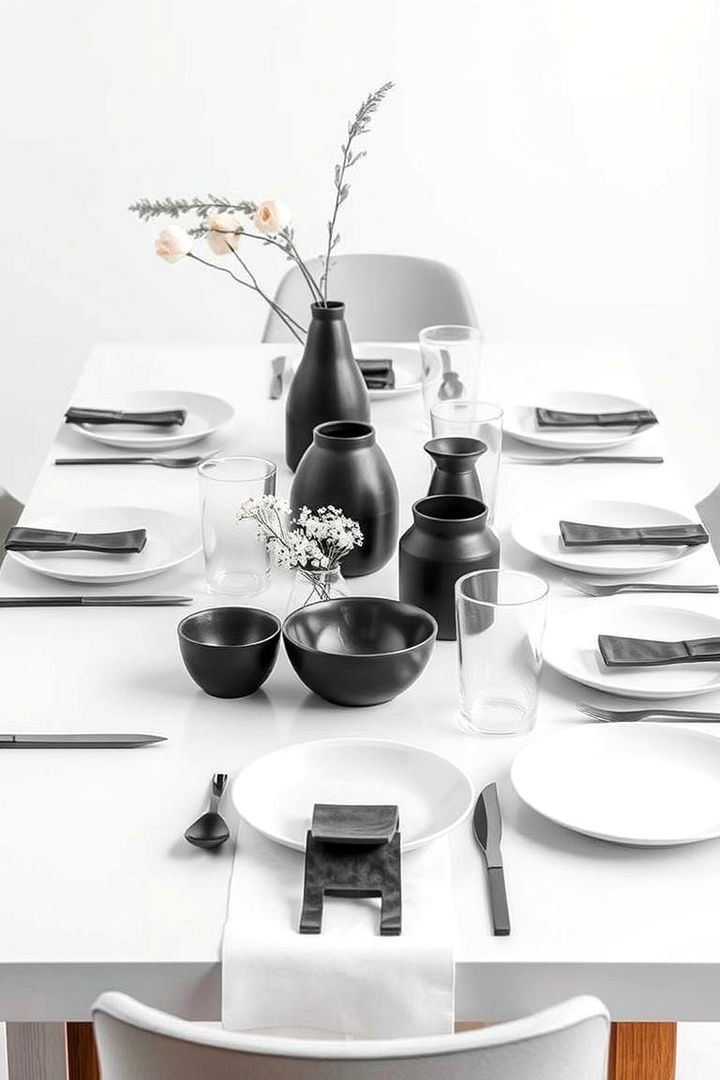 Modern Minimalist Layout - 22 Thanksgiving Table Settings
