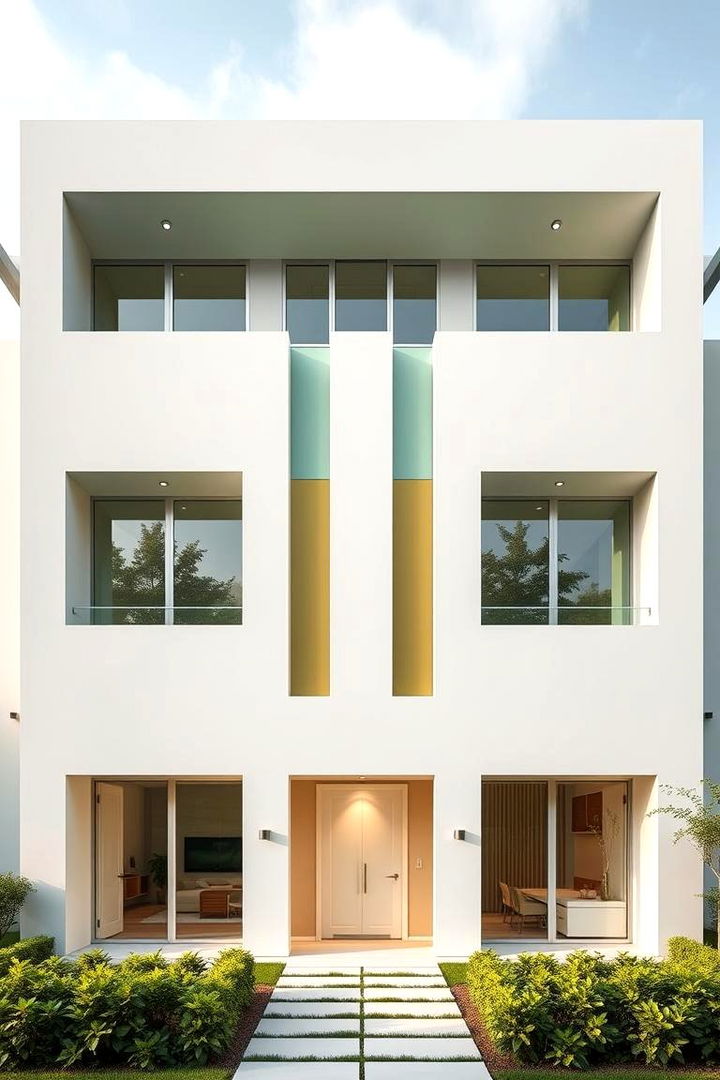 Modern Minimalist Light Green - 22 Light Green House Exterior Ideas