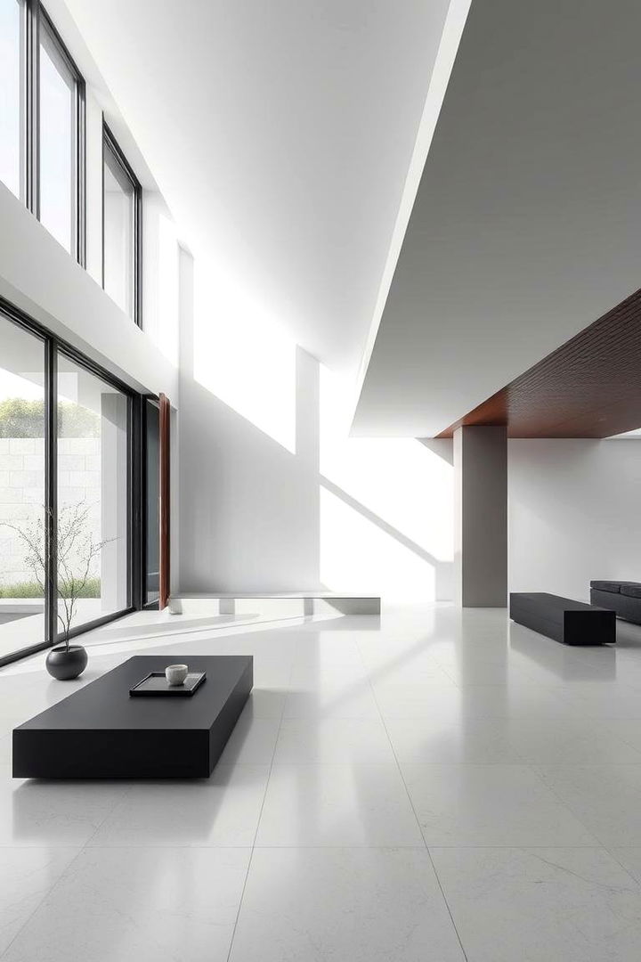 Modern Minimalist Lines - 22 Black and White House Exterior Ideas
