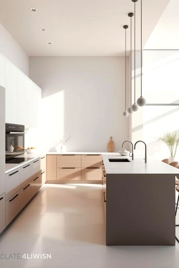 Modern Minimalist Look - 22 Kitchen Peninsula Ideas