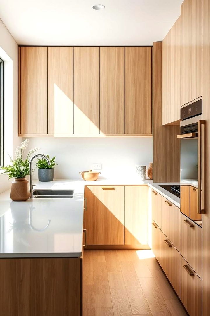 Modern Minimalist Maple - 22 Maple Kitchen Cabinets Ideas