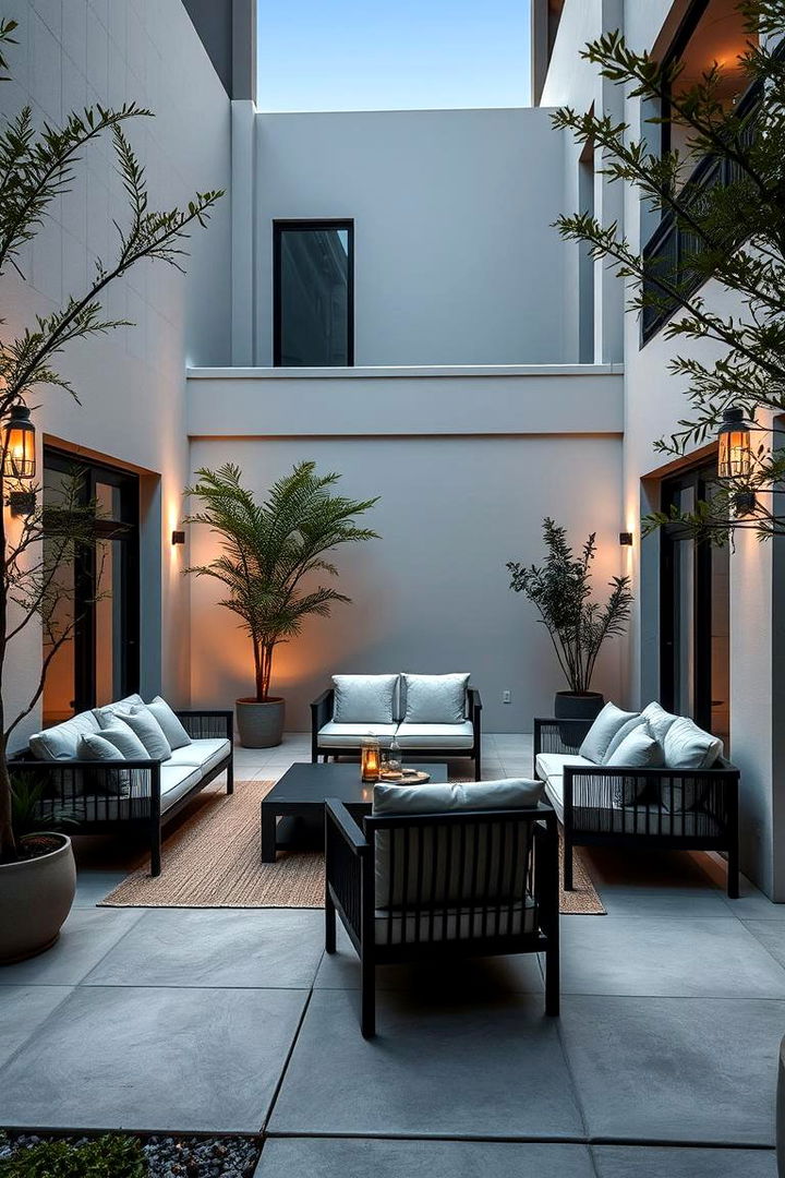 Modern Minimalist Oasis - 22 Covered Patio Ideas