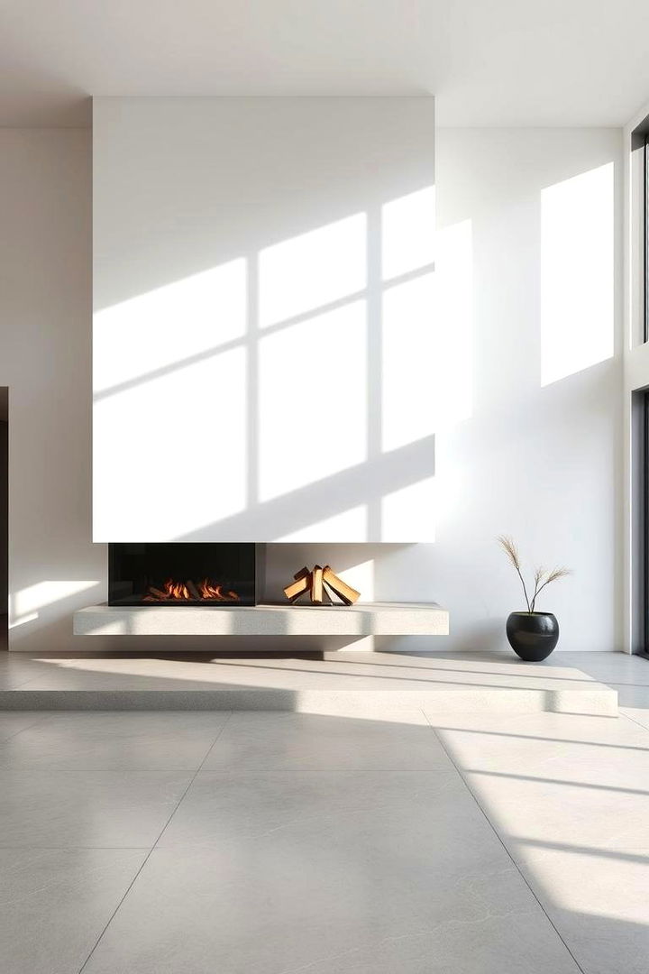 Modern Minimalist Off center Designs - 22 Off-center Fireplace Ideas