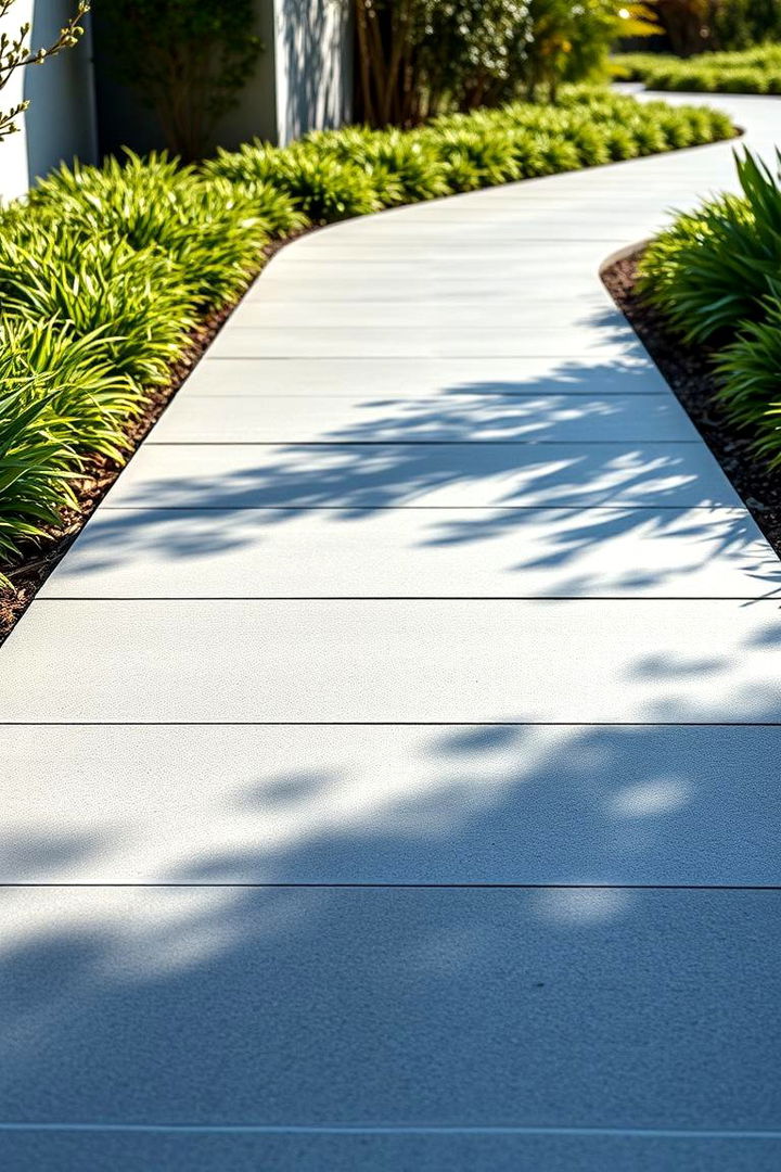 Modern Minimalist Path - 22 Stone Walkway Ideas