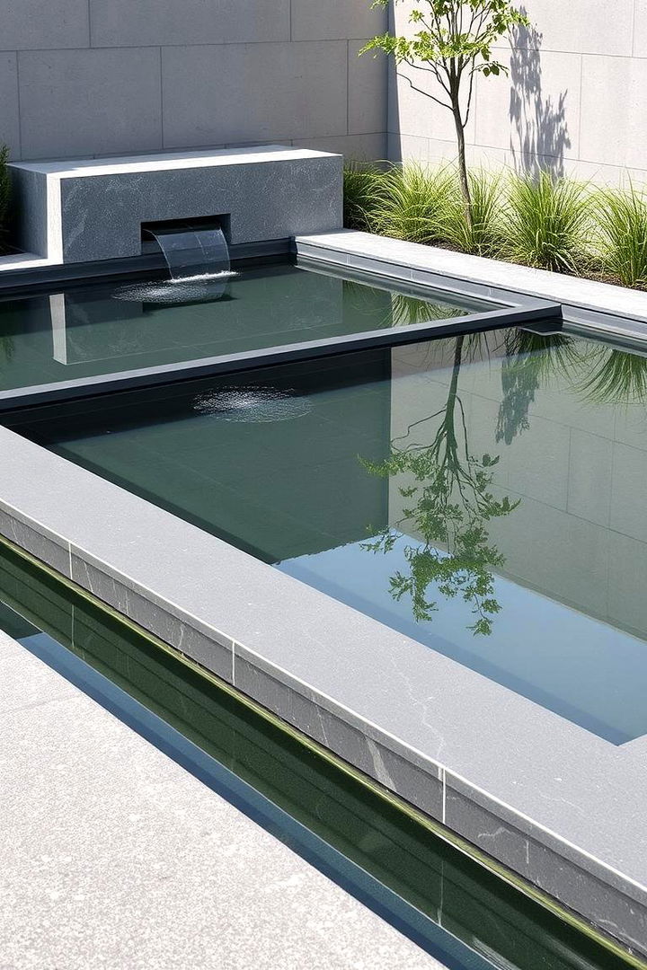 Modern Minimalist Pond Design - 22 Pond Landscaping Ideas