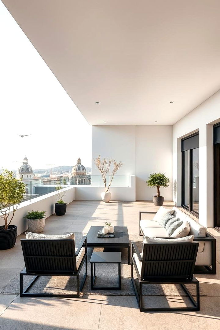 Modern Minimalist Retreat - 22 Residential Rooftop Design Ideas