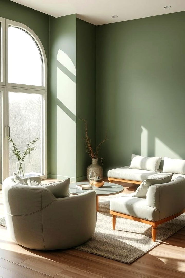 Modern Minimalist Sage Decor - 22 Sage Green Living Room Ideas