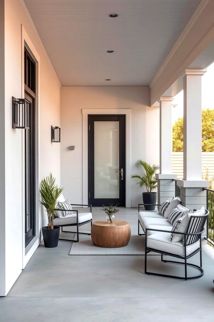 Modern Minimalist Side Porch - 22 Side Porch Ideas