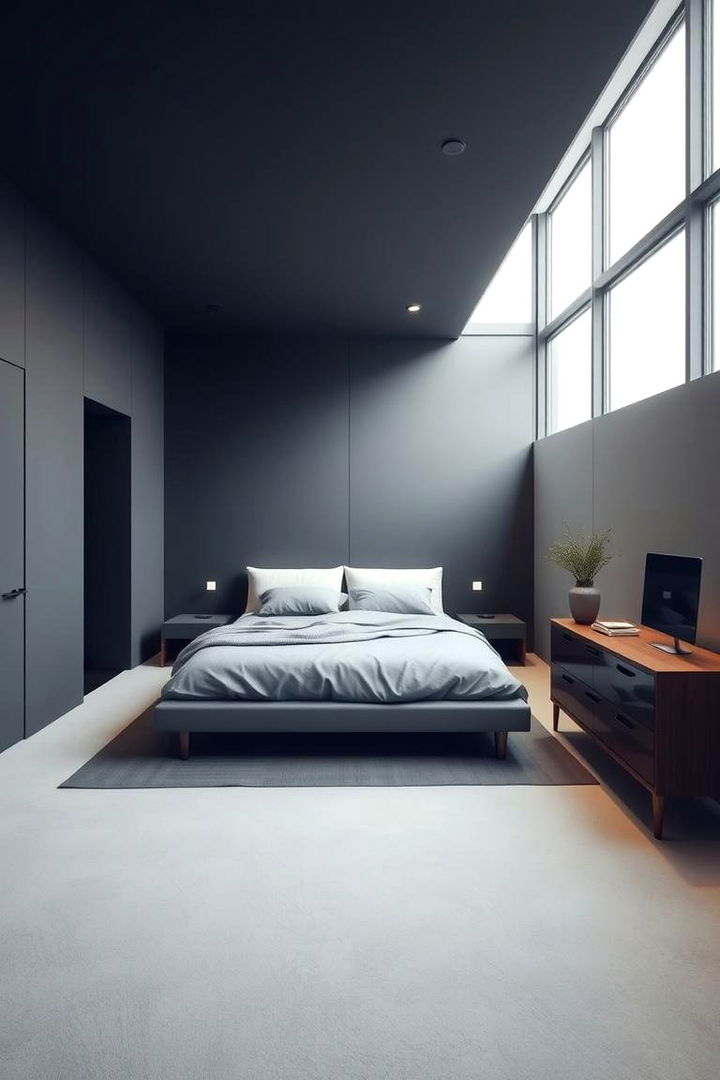 Modern Minimalist Space - 22 Basement Bedroom Ideas