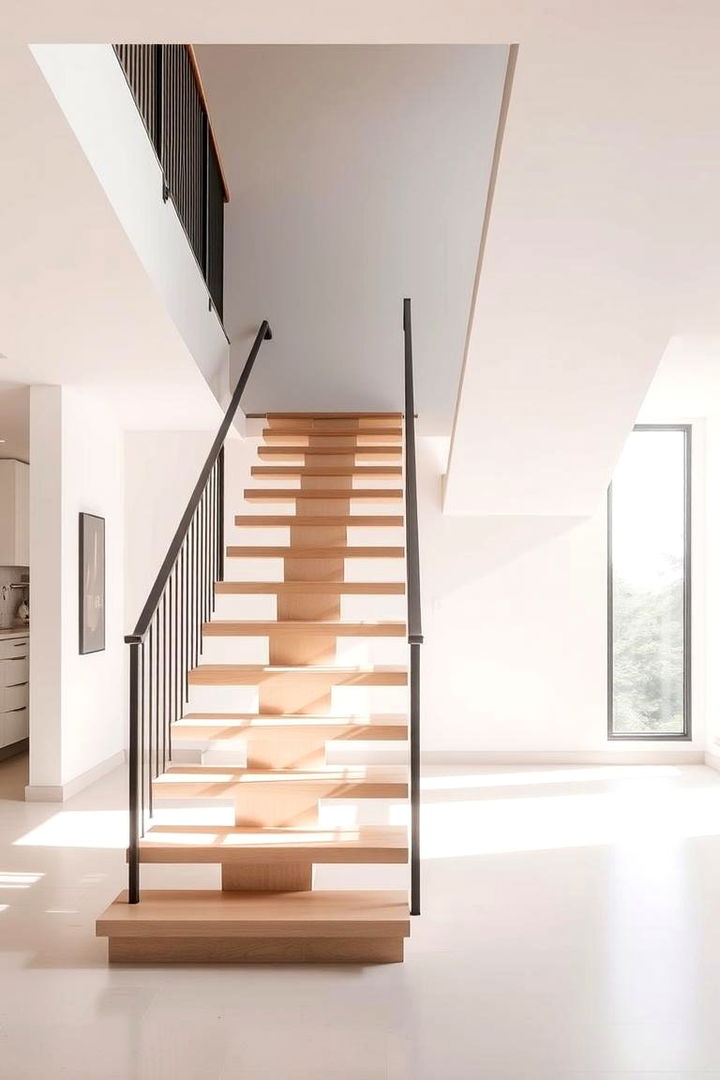 Modern Minimalist Staircase - 22 Staircase Ideas