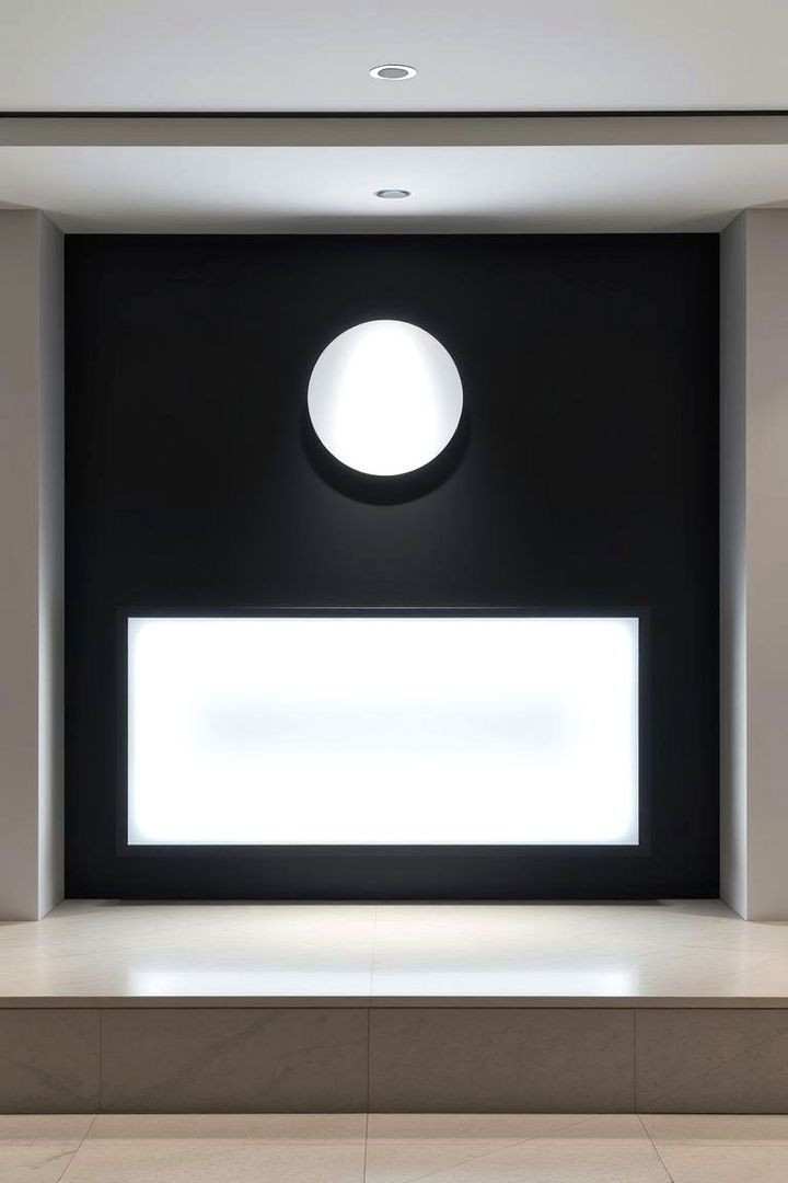 Modern Minimalist Statement - 22 Man Cave Sign Ideas