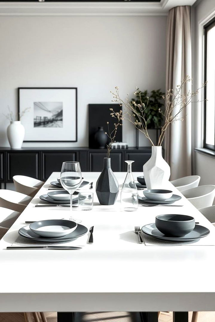 Modern Minimalist Table - 22 Table Setting Ideas