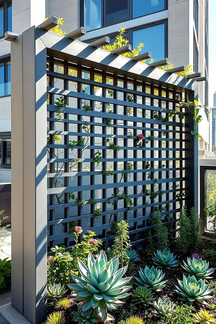 Modern Minimalist Trellis Design - 22 Garden Trellis Ideas