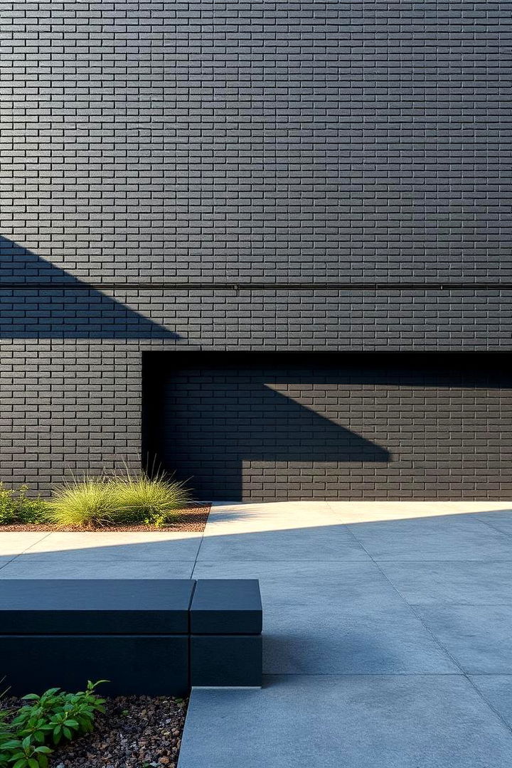 Modern Minimalist Vibes - 22 Black Brick House Exteriors