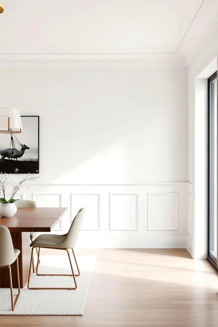 Modern Minimalist Wainscoting - 22 Dining Room Wainscoting Ideas