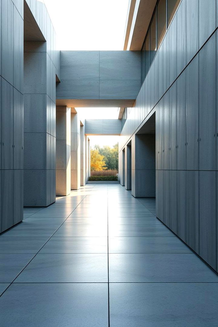 Modern Minimalist Walkways - 22 Concrete Walkway Ideas