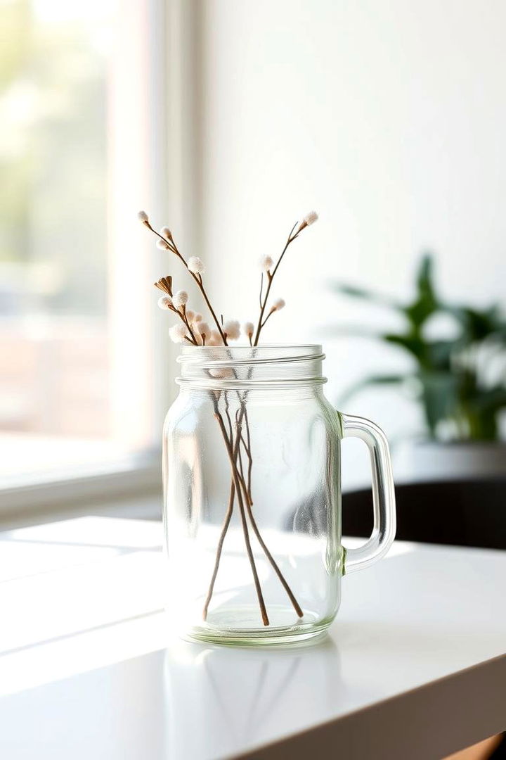 Modern Minimalistic Elegance - 22 Mason Jar Centerpiece Ideas