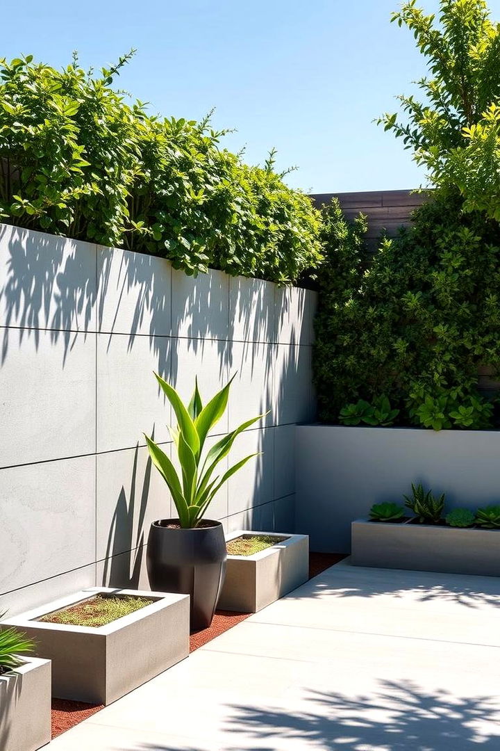 Modern Minimalistic Garden Wall - 22 Garden Wall Ideas