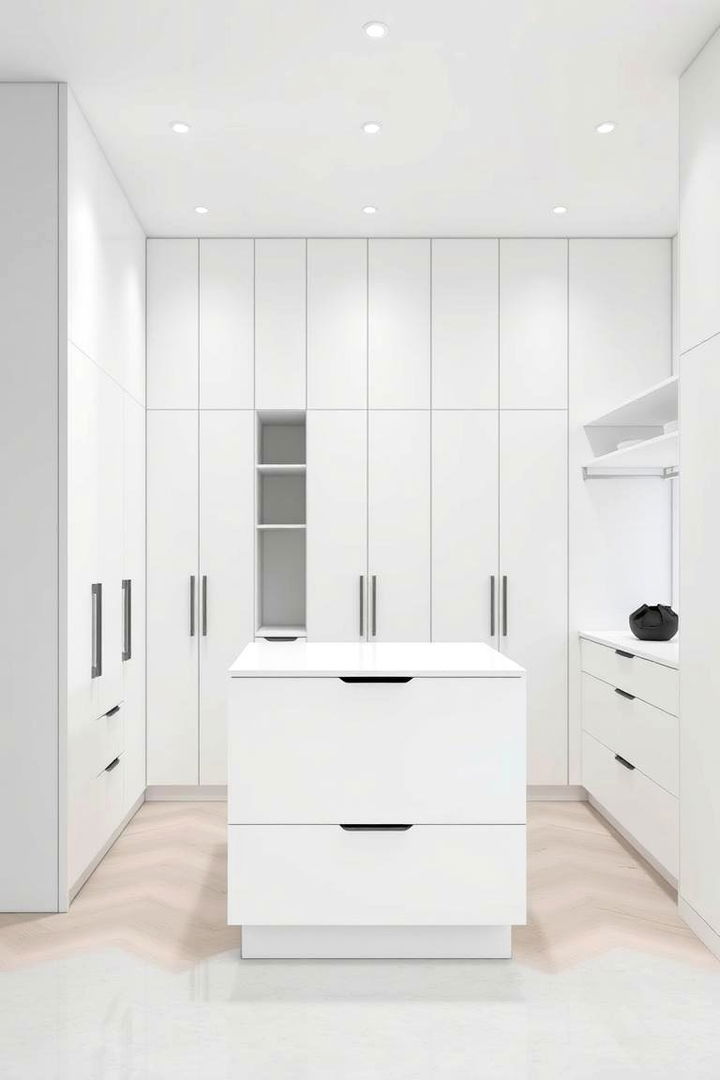 Modern Minimalistic Layouts - 22 Closet Island Ideas