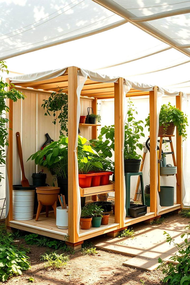 Modern Modular Structures - 22 Greenhouse and Shed Combo Ideas