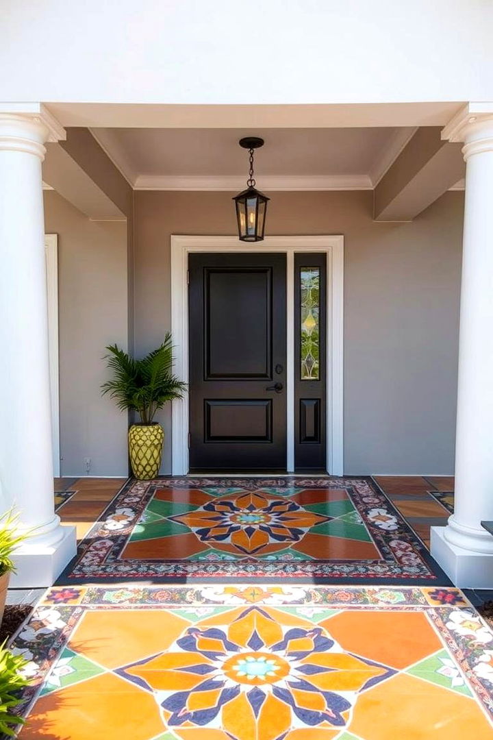 Modern Mosaic Patterns - 22 Front Porch Tile Ideas