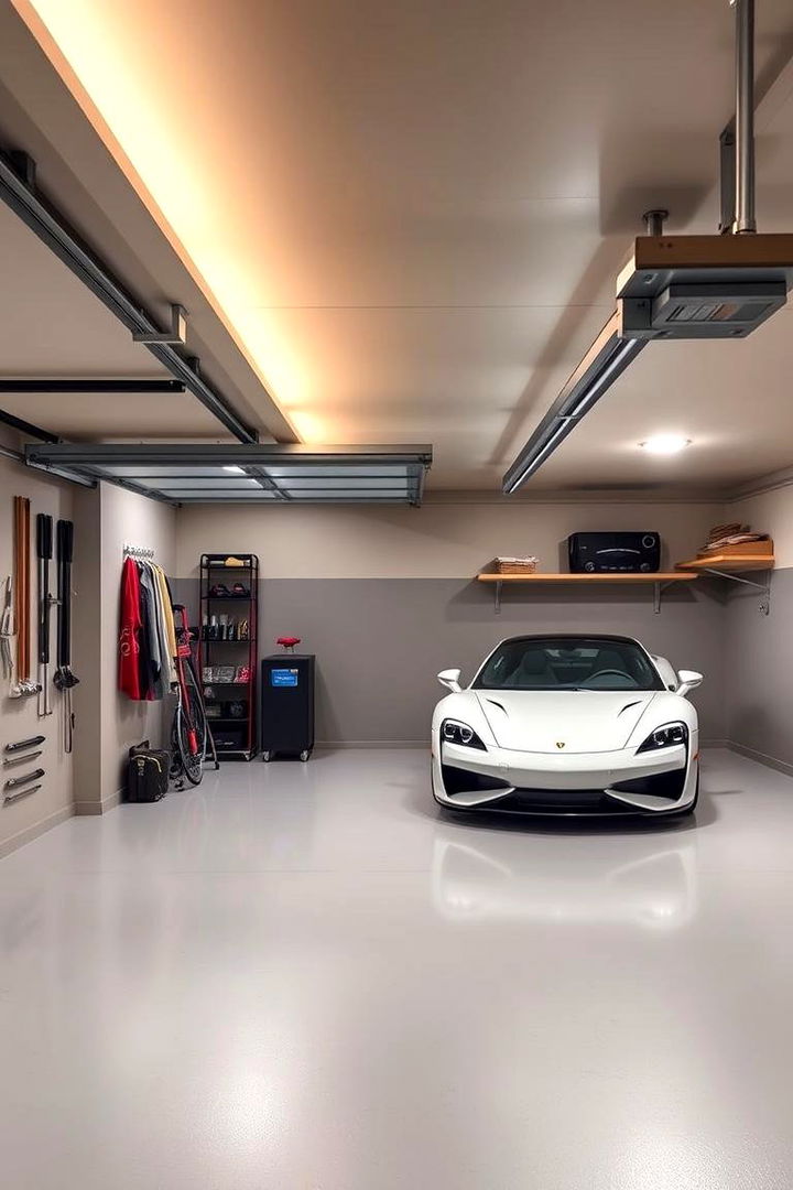 Modern Neutrals for Minimalism - 22 Garage Wall Paint Ideas