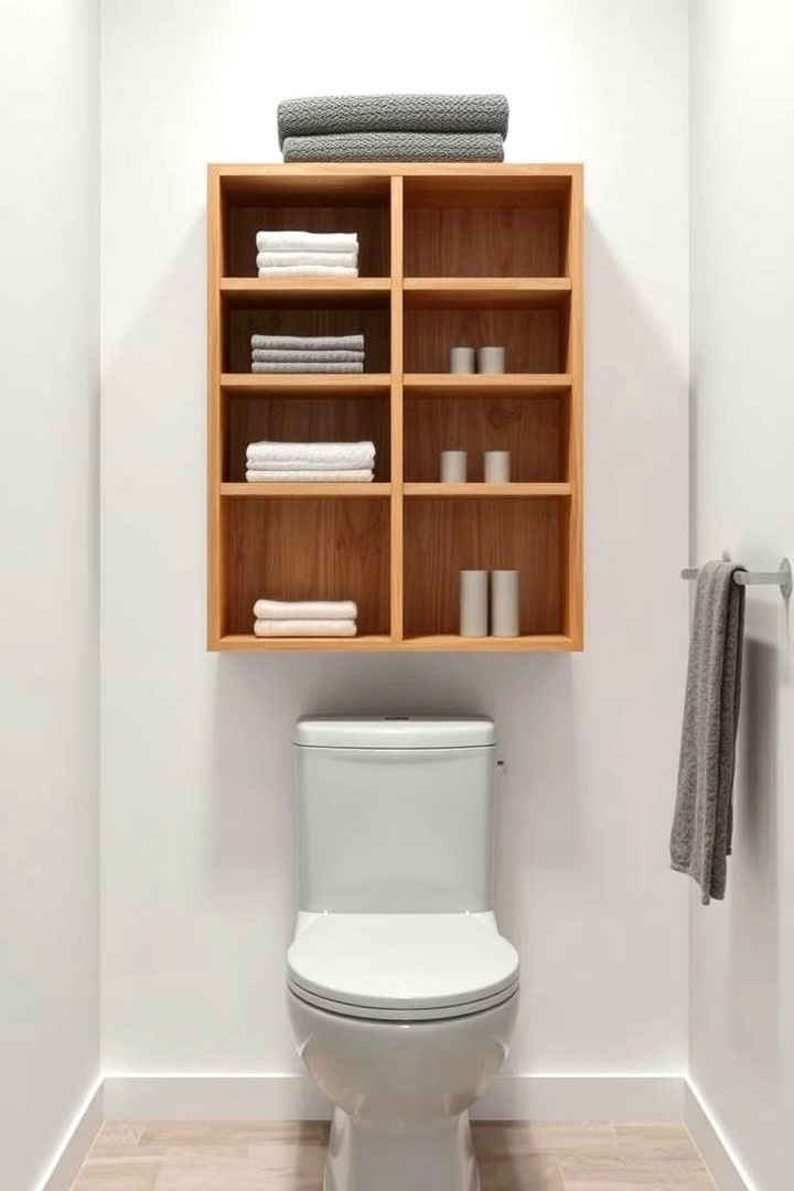 Modern Over The Toilet Storage - 22 Bathroom Furniture Ideas