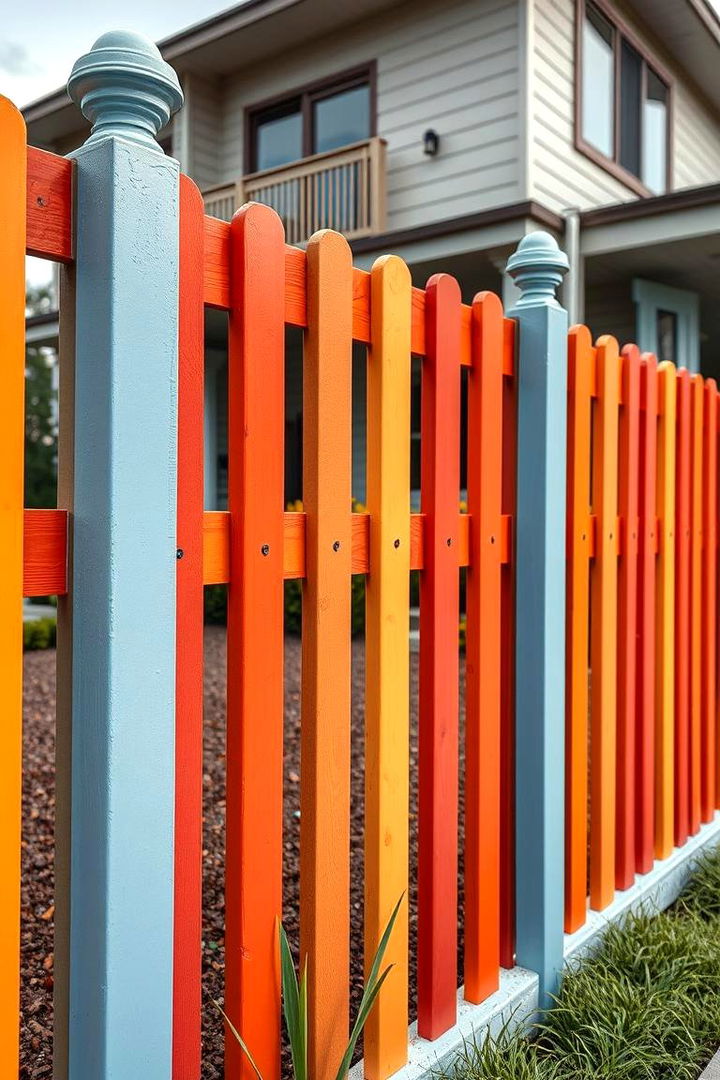 Modern Painted Lattice Style - 22 Lattice Fence Ideas