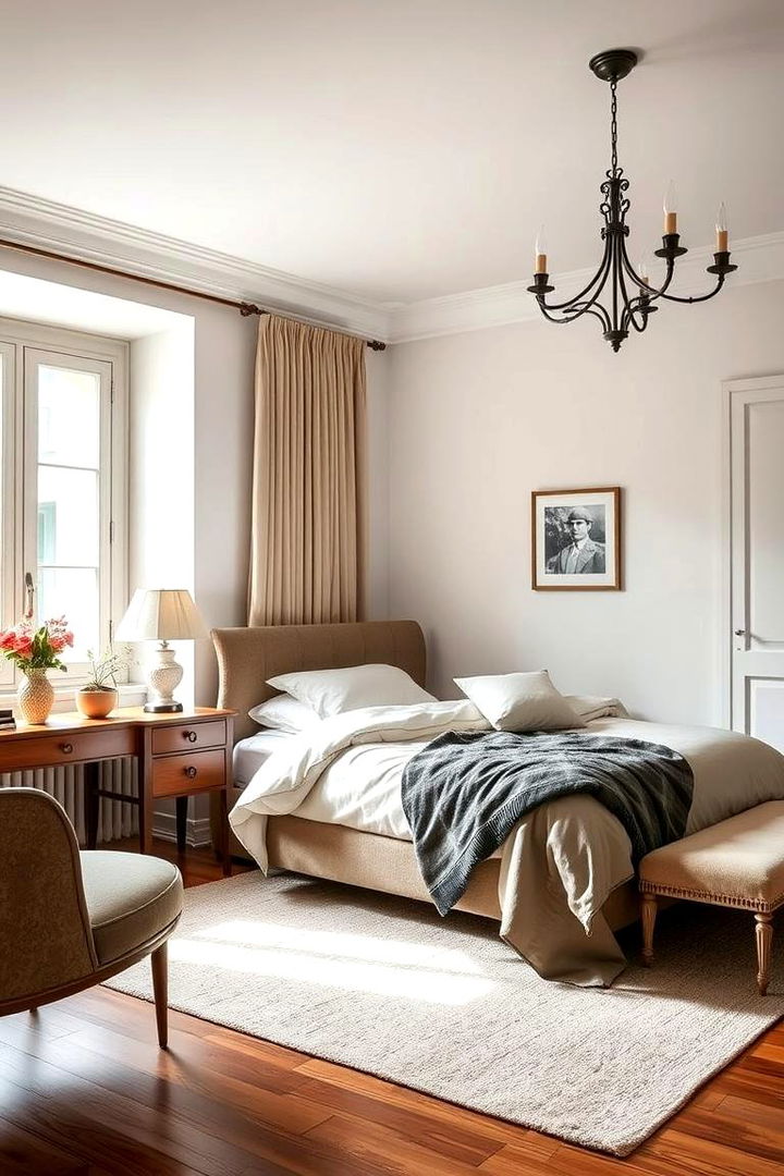 Modern Paris Minimalism - 22 Paris-themed Bedroom Ideas