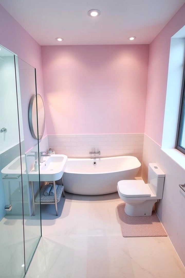 Modern Pastel Schemes - 22 Colorful Bathroom Ideas