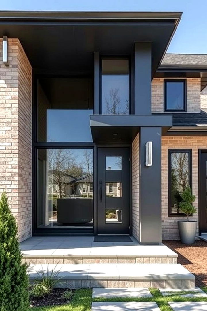 Modern Pewter Blend - 22 Blonde Brick House Color Schemes
