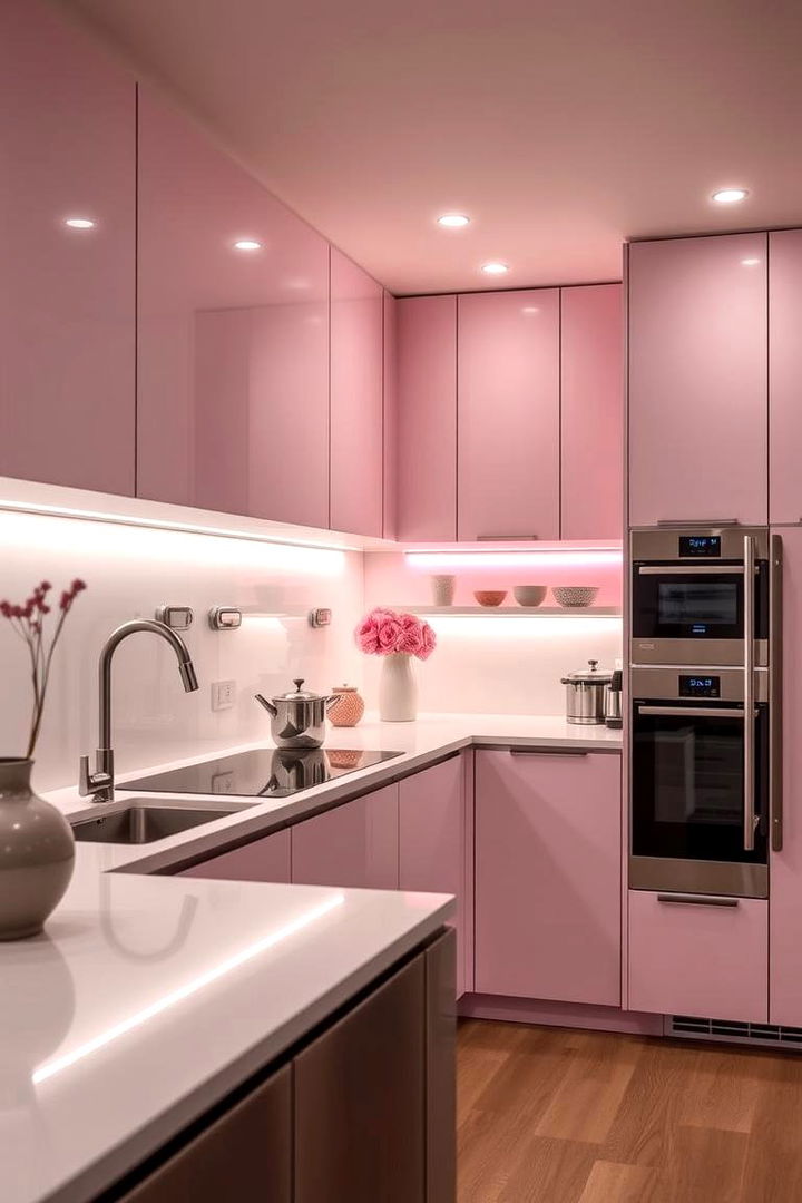 Modern Pink Elegance - 22 Pink Kitchen Ideas