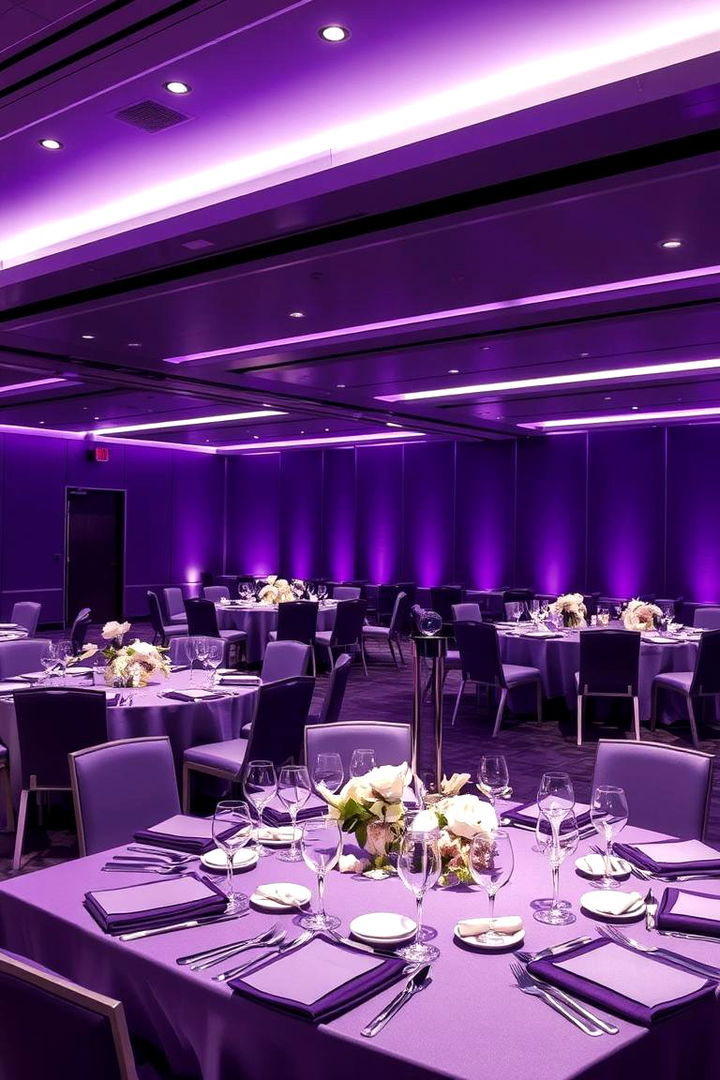 Modern Purple and Silver Fusion - 22 Purple Wedding Theme Ideas