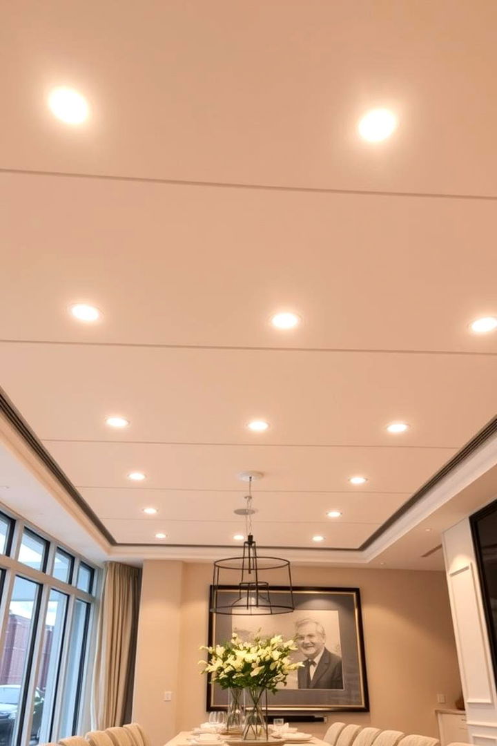 Modern Recessed Solutions - 22 Dining Room Lighting Ideas