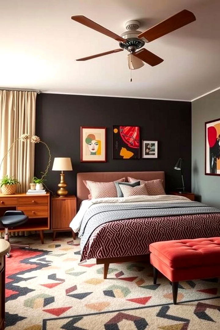 Modern Retro Mix - 22 60s Bedroom Ideas