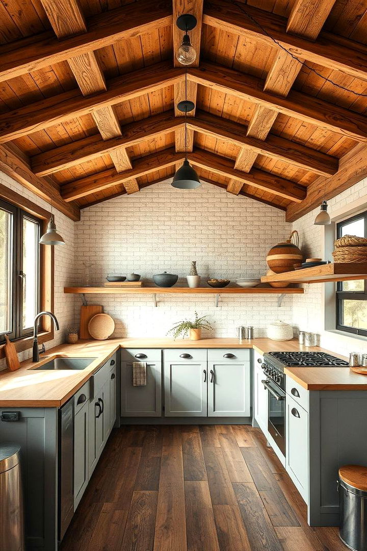 Modern Rustic Decor - 22 Mobile Home Kitchen Ideas