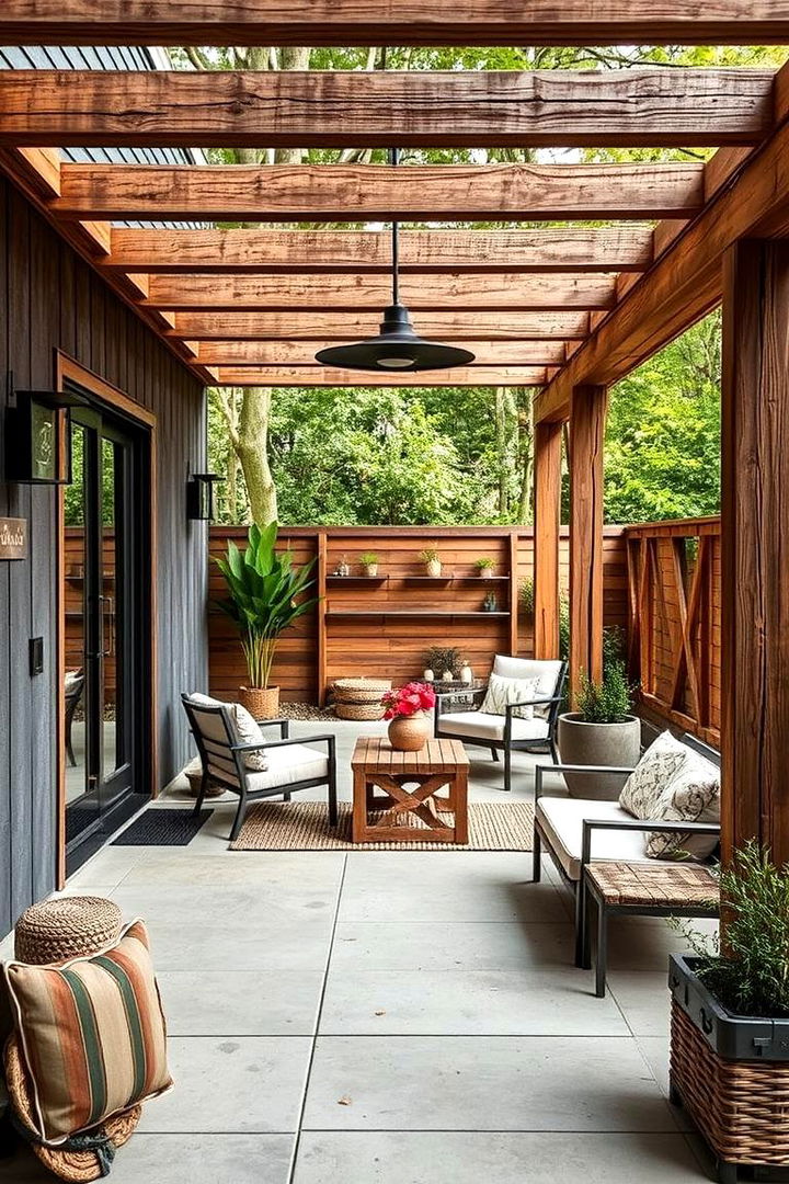 Modern Rustic Fusion - 22 Patio Steps Ideas