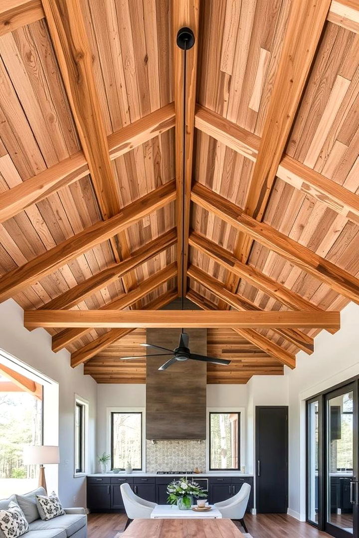 Modern Rustic Fusion - 22 Shed Ceiling Ideas