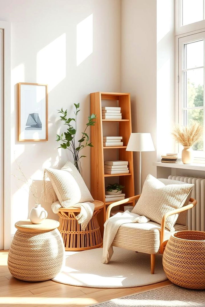 Modern Scandinavian Simplicity Corner - 22 Corner Decoration Ideas