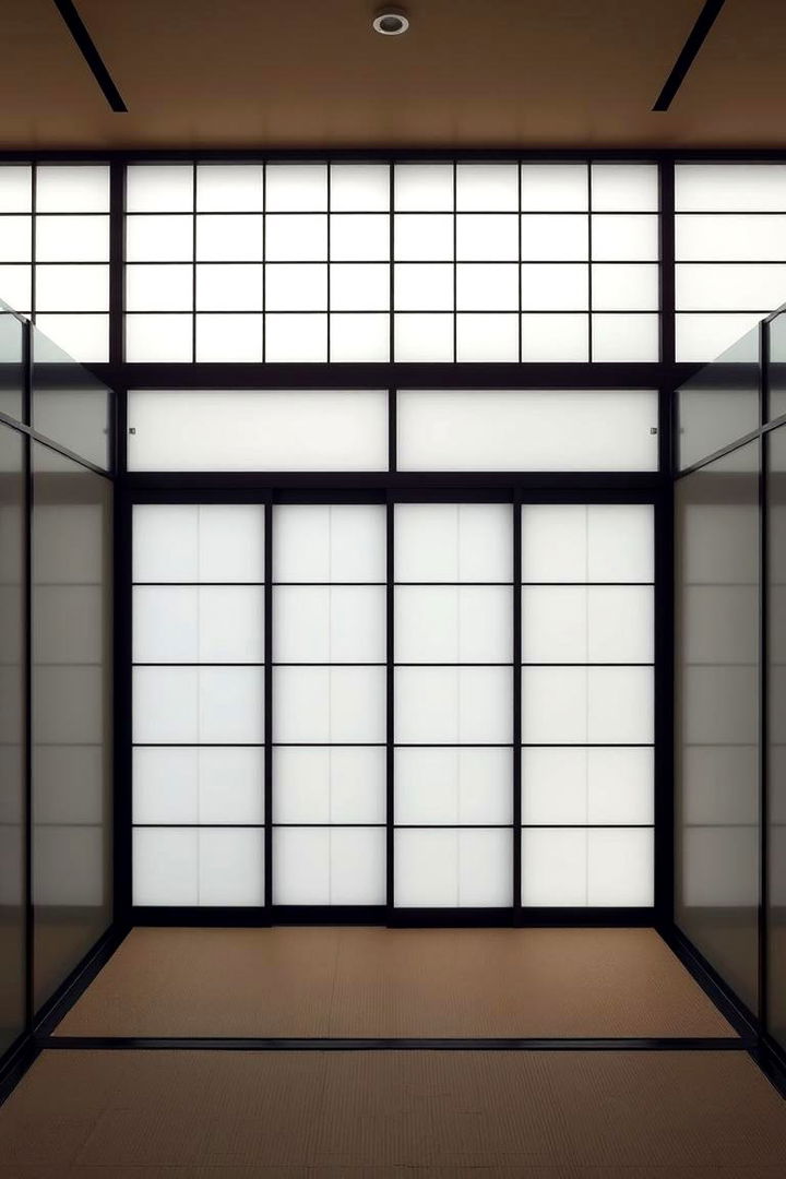 Modern Shoji Screen Sophistication - 22 Asian Bedroom Ideas