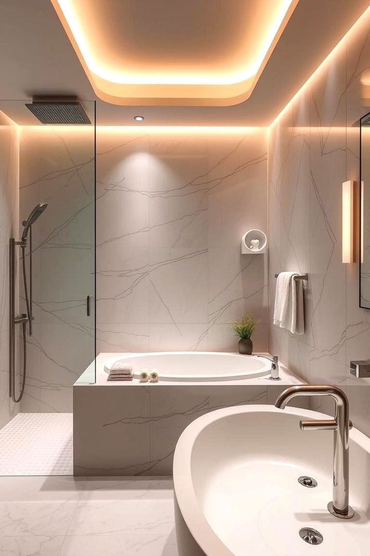 Modern Spa Retreat - 22 Aesthetic Bathroom Ideas