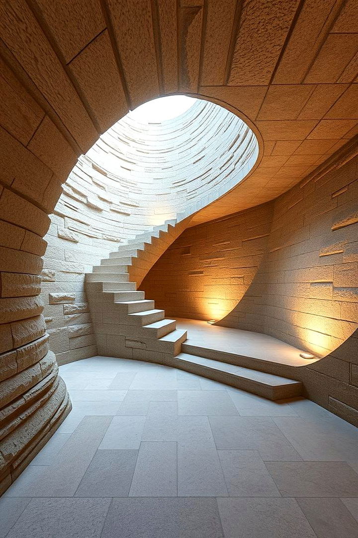 Modern Stone Spiral - 22 Spiral Garden Design Ideas