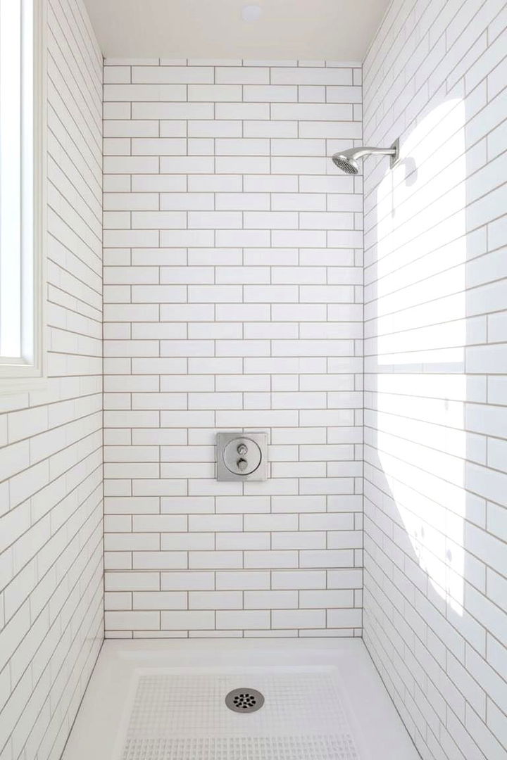 Modern Subway Tile Appeal - 22 Shower Wall Ideas