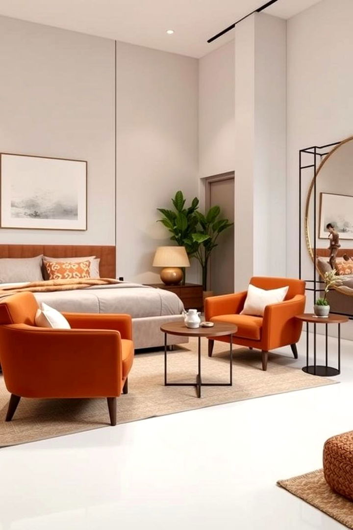 Modern Terracotta Furniture - 22 Terracotta Bedroom Ideas