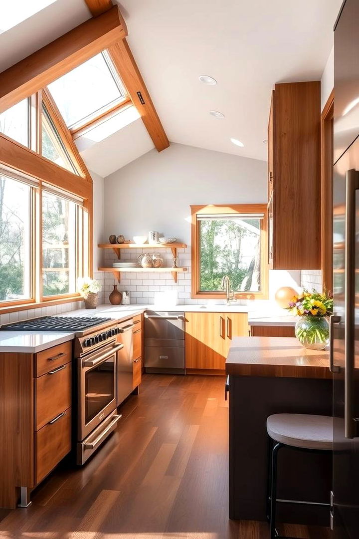 Modern Transitional Integration - 22 Sunroom Kitchen Ideas